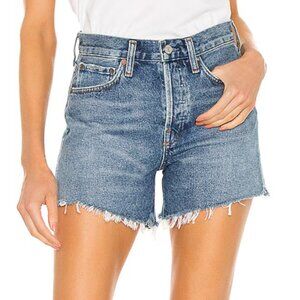 Agolde Parker Long Vintage Loose Short in Skywave